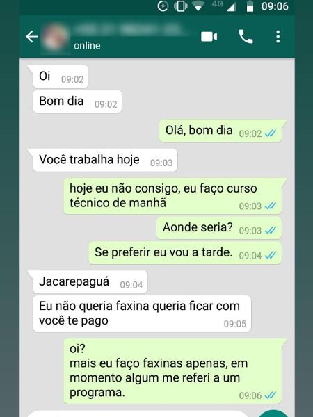 Os prints das conversas têm ganhado repercussão na internet. Os prints das conversas têm ganhado repercussão na internet.